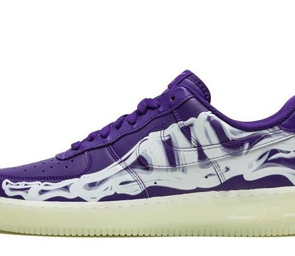 Nike Air Force 1 “Purple Skeleton”