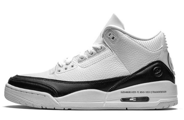 Fragment x Air Jordan 3 "White/Black"