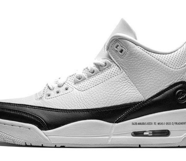 Fragment x Air Jordan 3 "White/Black"