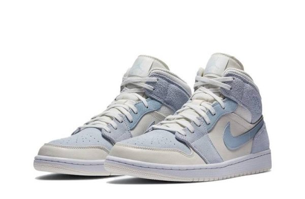 Air Jordan 1 "Sail Light Blue" Mid SE