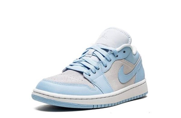 Air Jordan 1 Low "Football Grey Aluminum" (Women's)