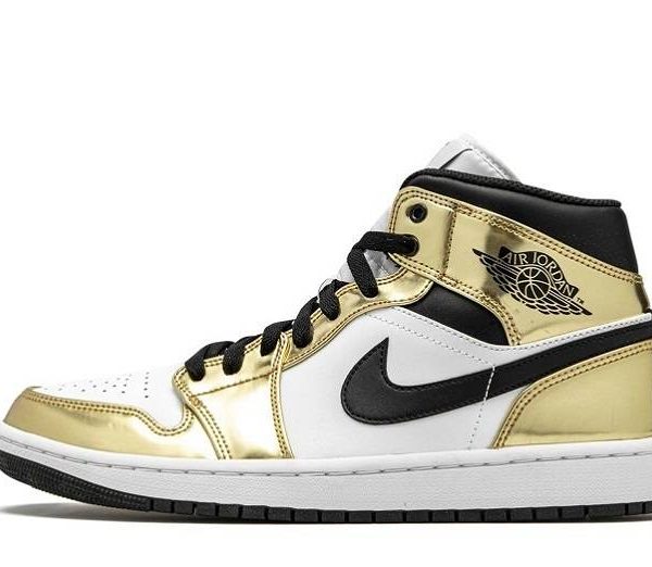 Air Jordan 1 Mid “Metallic Gold”