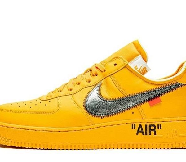 Off-White x Air Force 1 Low "Lemonade" “University Gold”