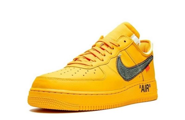 Off-White x Air Force 1 Low "Lemonade" “University Gold”