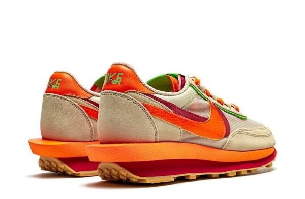 Clot x Sacai x Nike LDWaffle "Orange Blaze"