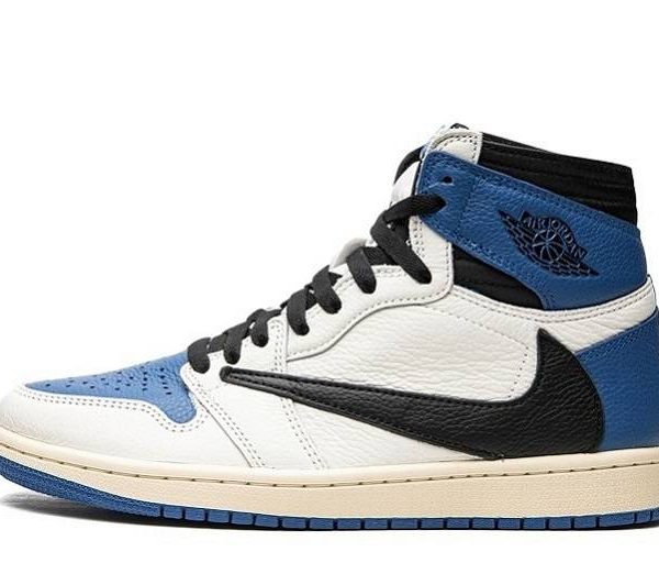 Travis Scott x Fragment x Air Jordan 1 High OG SP “Military Blue”