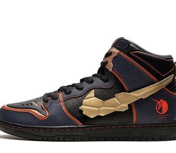 Gundam x Nike SB Dunk High “Banshee”