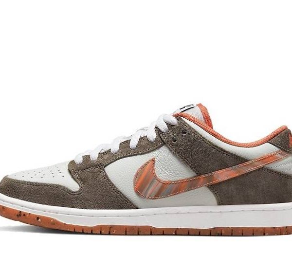 Crushed D.C. x SB Dunk Low "Orange-Brown"