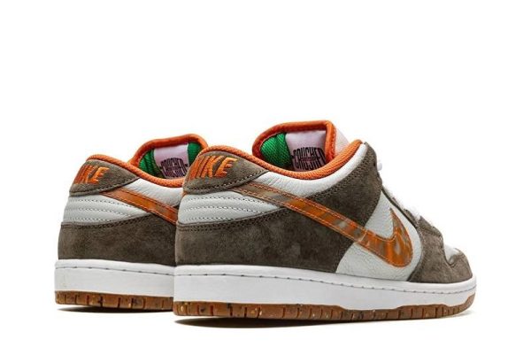 Crushed D.C. x SB Dunk Low "Orange-Brown"