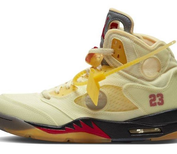 Off-White x Air Jordan 5 “Sail"