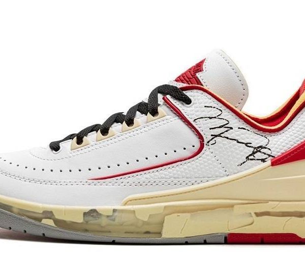 Off-White x Air Jordan 2 Low “White Red”