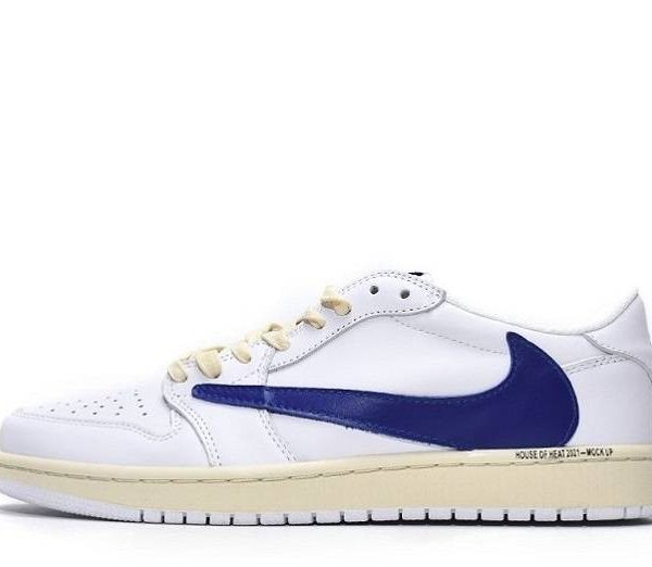 Travis Scott Jordan 1 Low “White Blue”