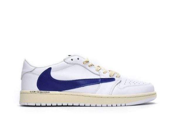 Travis Scott Jordan 1 Low “White Blue”