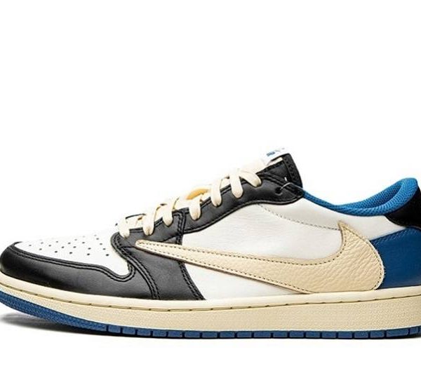 Travis Scott x Fragment x Air Jordan 1 Low OG "White"