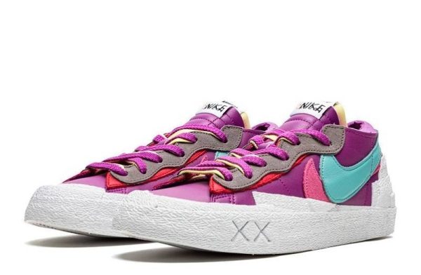 Kaws x Sacai x Blazer Low “Purple Dusk”