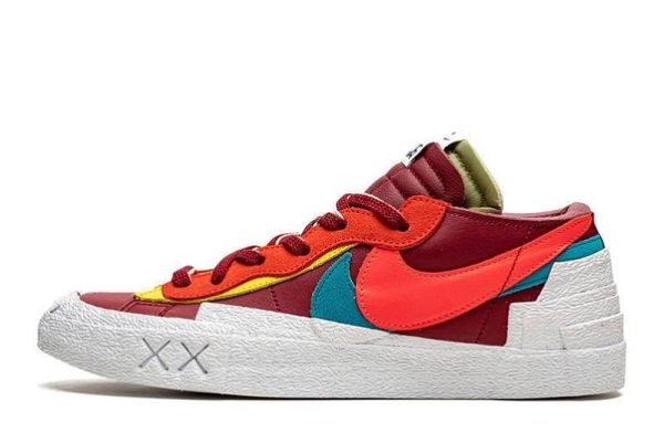 Kaws x Sacai x Blazer Low “Team Red”