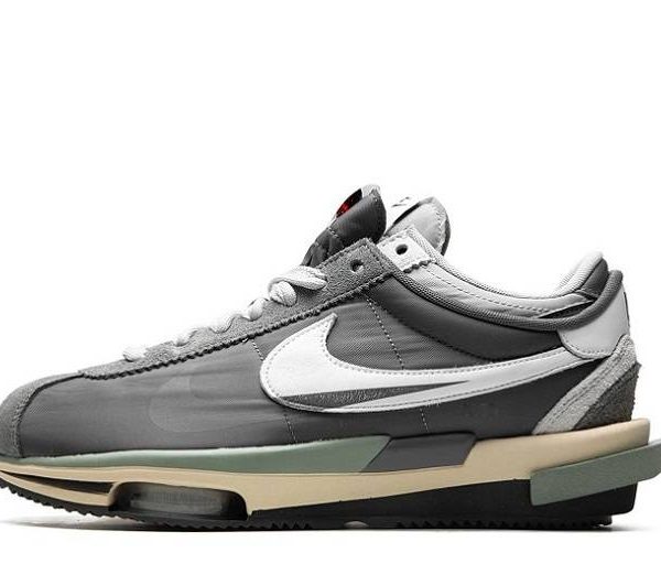 Sacai Nike Zoom Cortez “White Grey”