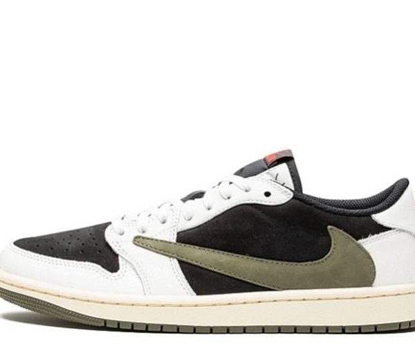 Travis Scott Jordan 1 “Olive” Low