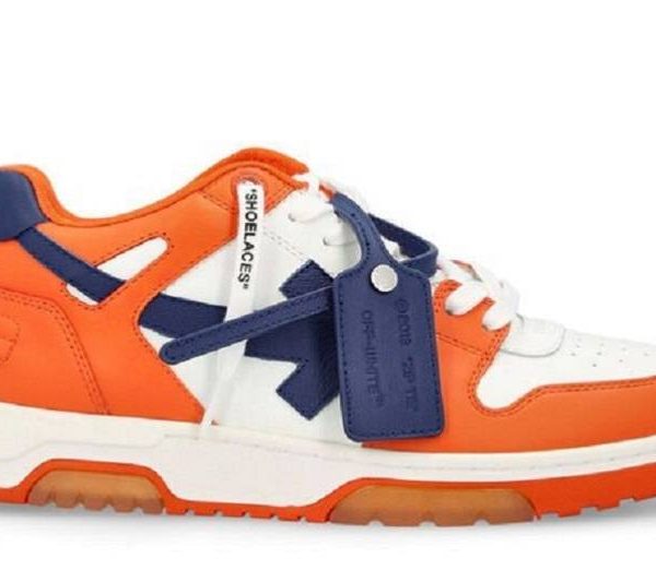 Off-White Out of Office OOO Low Tops "Orange Blue"