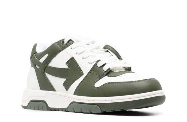 Off-White Out of Office OOO Low Tops "Khaki White"