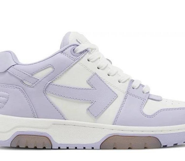 Off-White Out Of Office OOO Calf Leather "White Lilac" WMNS