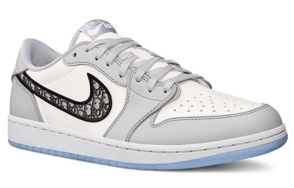 Dior x Air Jordan 1 Low ‘白灰-