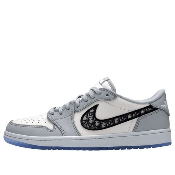 Dior x Air Jordan 1 Low ‘白灰-